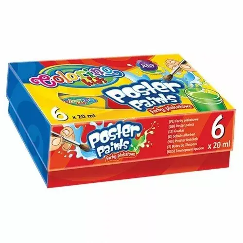 Гуашь Colorino Kids 6 цветов 20 мл Photo 2