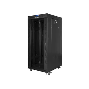 Напольный шкаф Lanberg FF01-8027-12BL 27U Черный 1200 кг