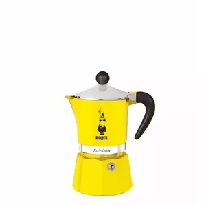 Bialetti Rainbow 0.06 L Aluminium Thermoplastic Yellow Coffee Maker