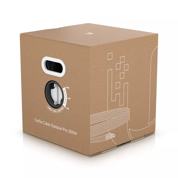 Tīkla kabelis Ubiquiti UACC-CABLE-C5E-OUTDOOR-PRO-305M-W S/UTP Cat5e
