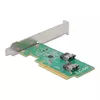 DeLOCK PCI Express 4.0 x8 karte uz 2 x iekšējām SFF-8654 4i NVMe Photo 2