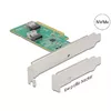 DeLOCK PCI Express 4.0 x8 karte uz 2 x iekšējām SFF-8654 4i NVMe Photo 4