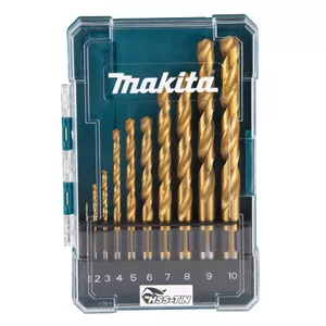Drill bit set Makita D-72849 suitable for metal wood