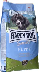Sausais barības maisījums kucēniem Happy Dog Sensible Puppy 1–6 mēn jērs un rīsi 10 kg
