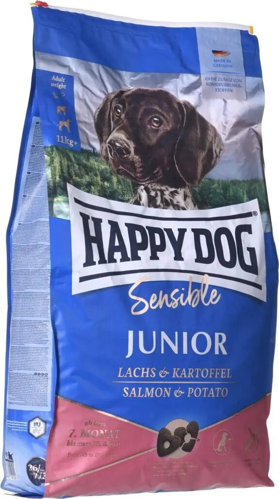 Sausais barības produkts kucēniem happy dog