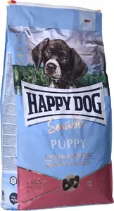 Сухой корм для щенков happy dog Sensible Puppy 1–6 мес Лосось и картофель 10 кг
