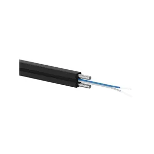 Optical Cable Alantec OS2 FTTH Flat Single-Mode 2J 9/125 LSOH Black