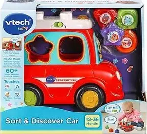 Игрушечная машинка VTech модель 61487 — электронная, с музыкой и подсветкой