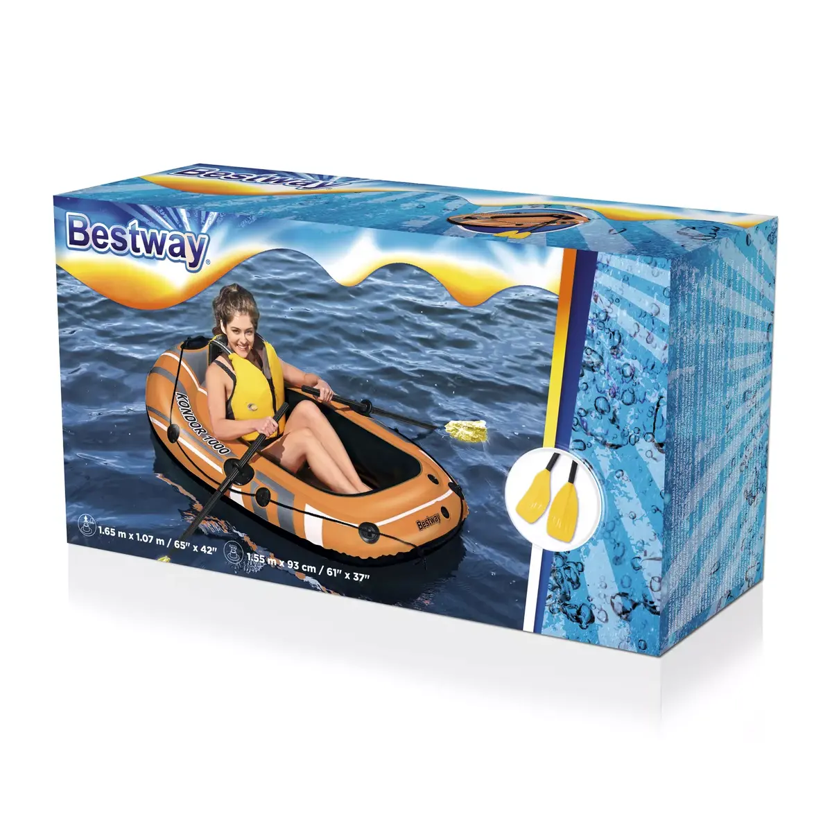 Надувная лодка Bestway Hydro-Force 1,55 м Photo 18