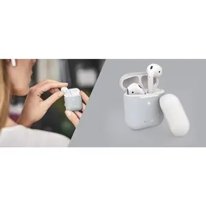 Силиконовый чехол PURO для AirPods 1 & 2 Белый