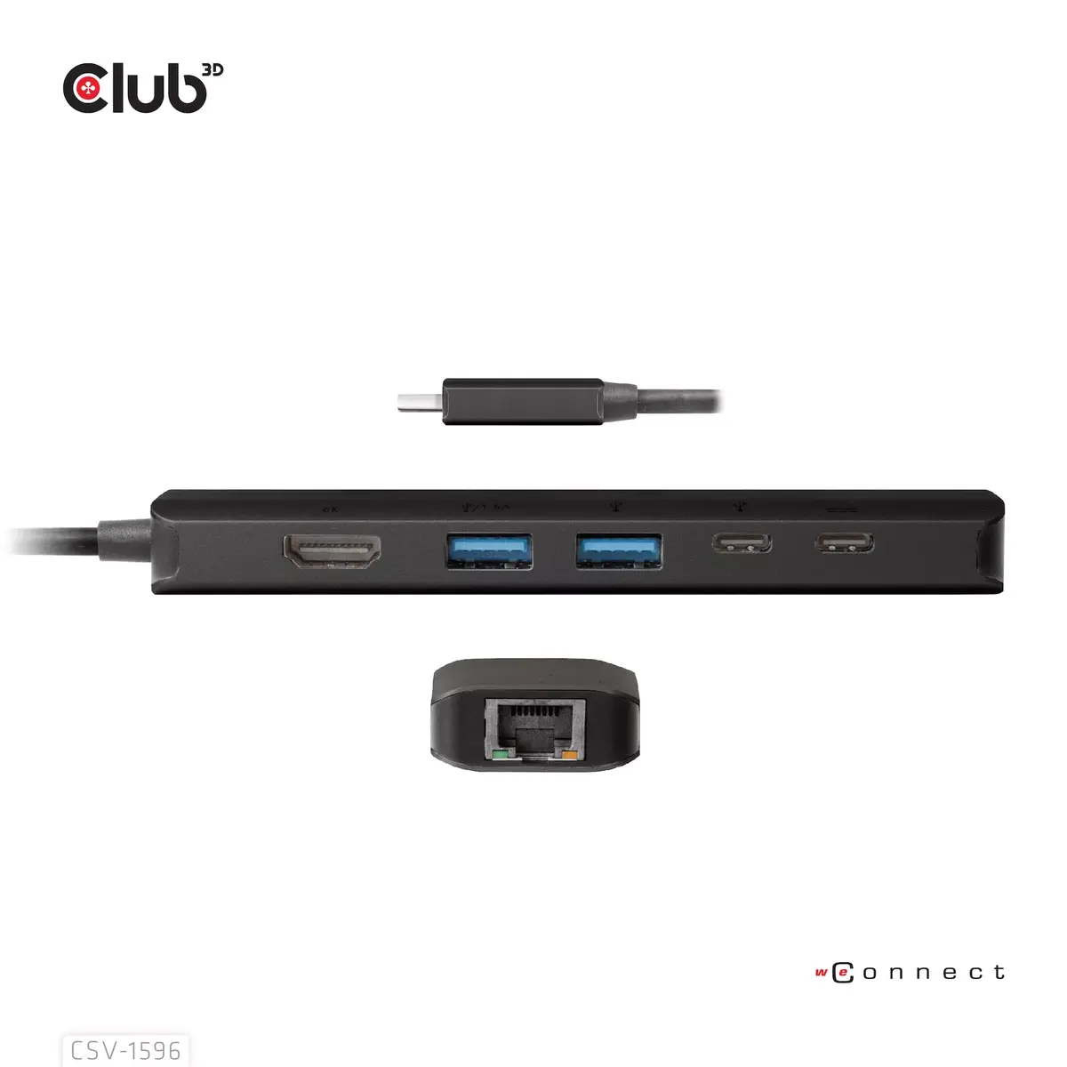 6-в-1 Хаб CLUB3D USB Gen1 Type-C Photo 14