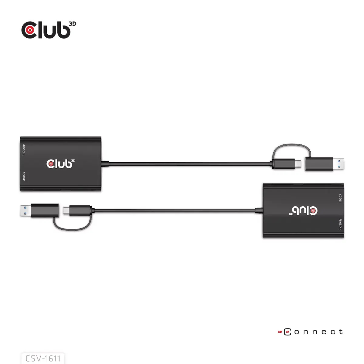 USB Gen1 Type-C/-A на Dual HDMI VGA CLUB3D CSV-1611 Photo 4