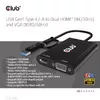 USB Gen1 Type-C/-A на Dual HDMI VGA CLUB3D CSV-1611 Photo 7