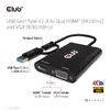 USB Gen1 Type-C/-A на Dual HDMI VGA CLUB3D CSV-1611 Photo 8