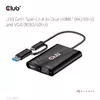 USB Gen1 Type-C/-A на Dual HDMI VGA CLUB3D CSV-1611 Photo 14