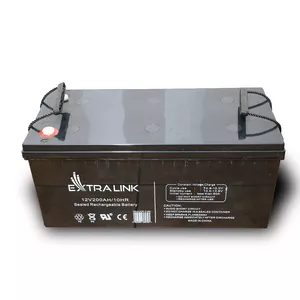 Extralink Accumulator AGM 12V 200Ah sealed lead‑acid (VRLA), 12 V, 200 Ah, maintenance‑free