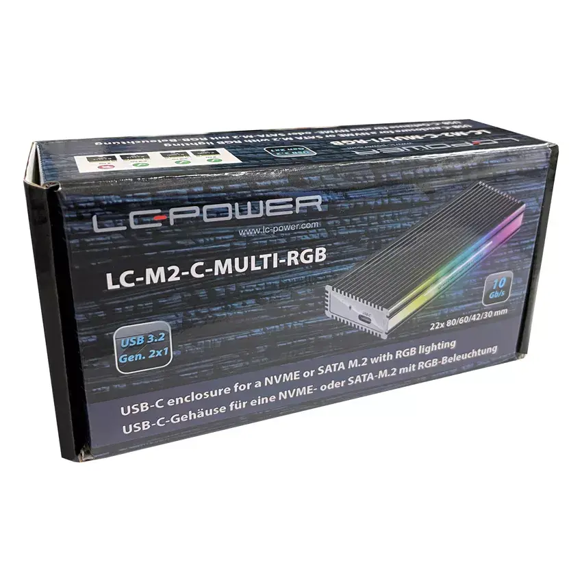 SSD korpuss LC-Power LC-M2-C-MULTI-RGB Photo 10