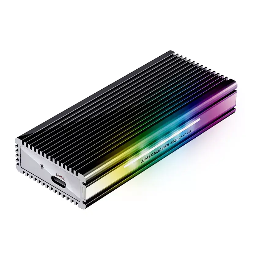 SSD korpuss LC-Power LC-M2-C-MULTI-RGB Photo 11