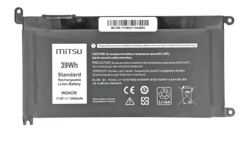 MITSU akumulators Dell Vostro 14 5468 / Inspiron 15 5568 Photo 6