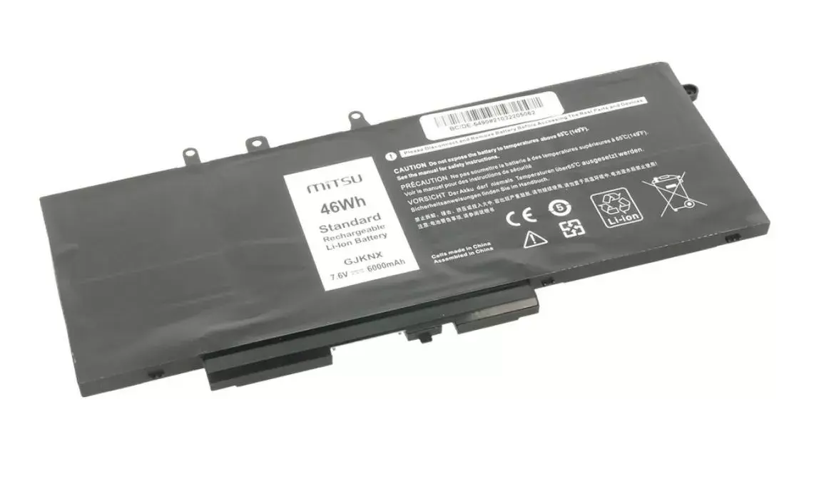 Akumulators MITSU priekš DELL BC/DE-5490 6000mAh 7.6V Photo 3