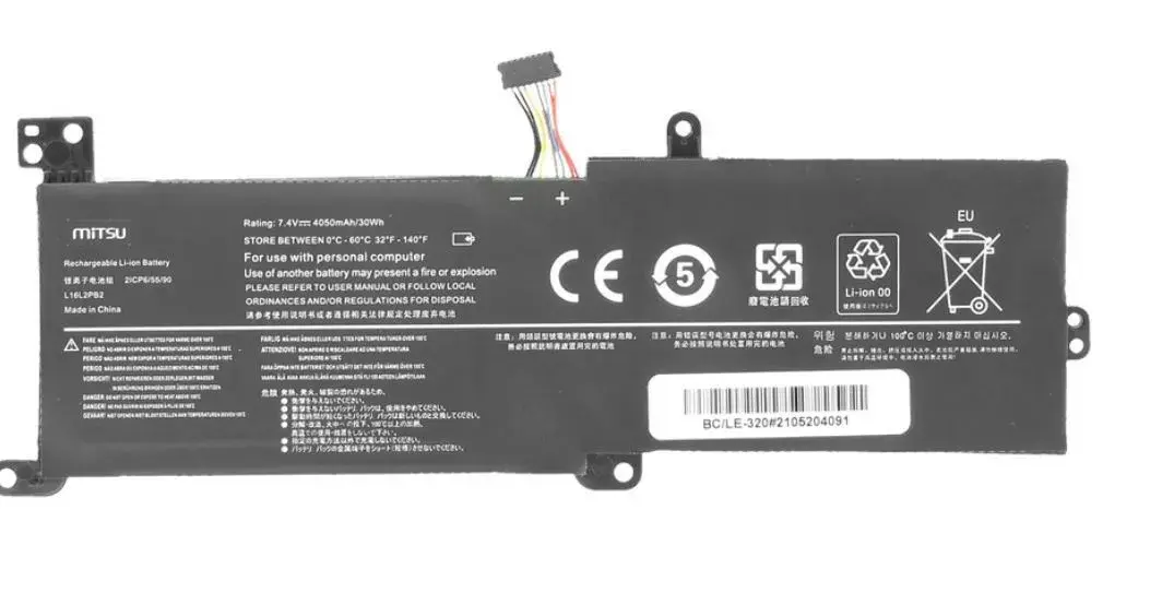 Akumulators MITSU BC/LE-320 4050mAh 7.6V priekš Lenovo Photo 2