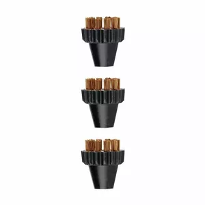 Polti 3 Small Brass Bristles Brushes Kit PAEU0297 Vaporetto Lecoaspira Unico Suitable for Polti Vaporetto models: Pro, Classic, Forever Exclusive, Evolution, Edition and Vaporetto 2085 series.