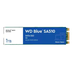 Internal M.2 SATA SSD Western Digital Blue SA510 1 TB — 560 MB/s read, 520 MB/s write