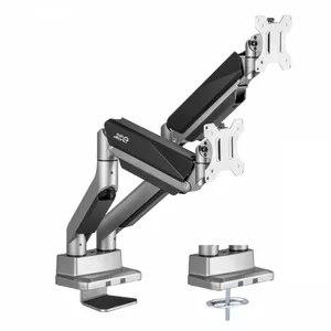 Monitor Holder MACLEAN Ergo Office ED-446 Dual Screen Adjustable Height for two monitors