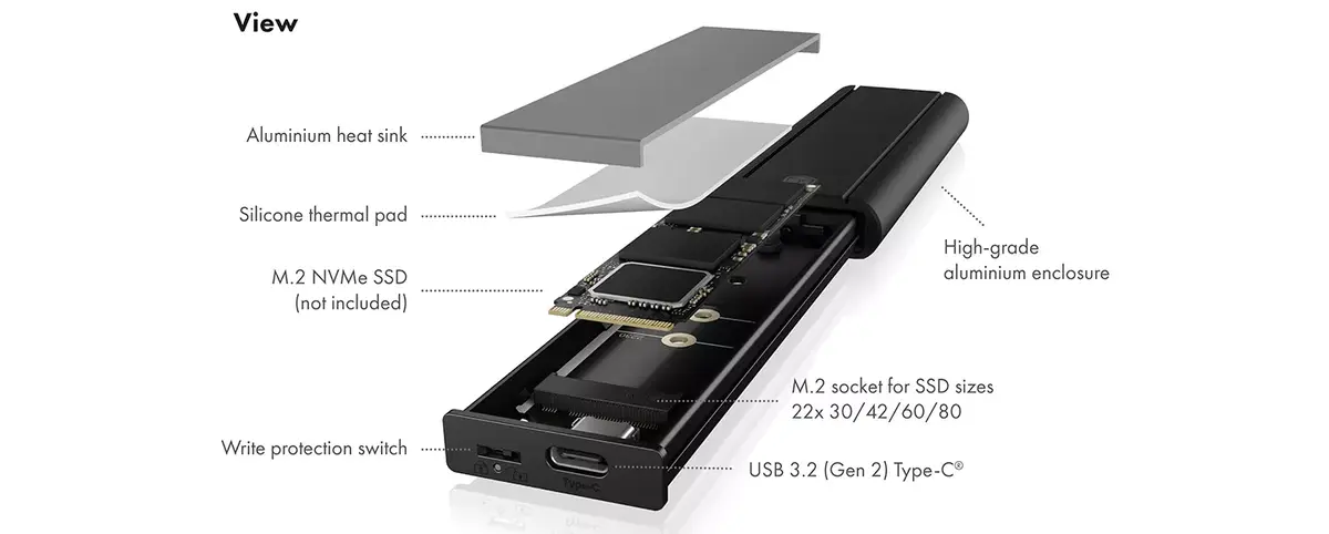 SSD enclosure ICY BOX IB-1807MT-C31 Photo 10