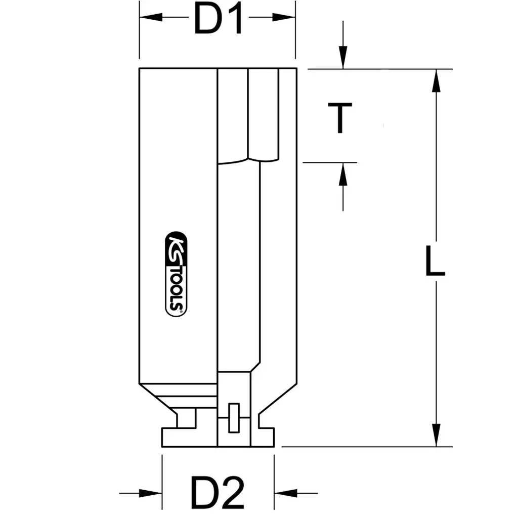 Ударный головка KS Tools 515.1617 Photo 2