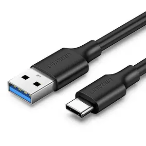 Ugreen 20882 USB kabelis USB A uz USB C 1 m USB 3.2 Gen 1 15 W Melns