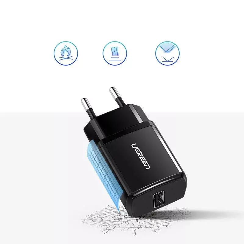 UGREEN 50459 настенное USB‑зарядное — 1× USB, 2,1 A Photo 5