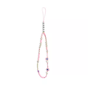 Guess Phone Strap Heishi Beads - pink (GUSTSHPP)