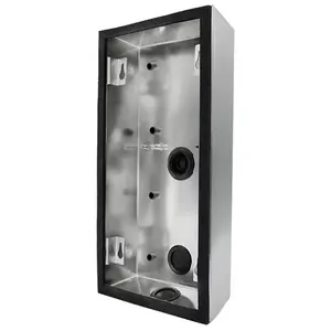 Surface mount box DoorBird 423862661 Black Stainless steel 126mm