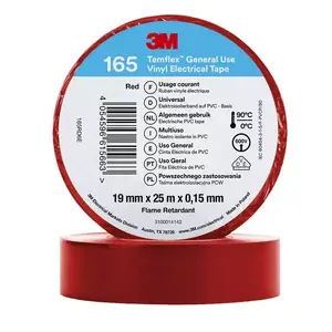 Izolācijas lente 3M 7100184817 Sarkana PVC 25m x 19mm