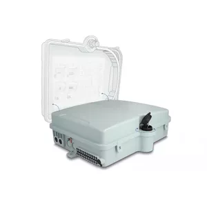 DeLOCK Fiber Optic Distribution Box 24 Port IP65 Waterproof Grey