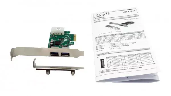 Внутренний адаптер USB 3.2 Gen 1 EXSYS EX-11042 Photo 2