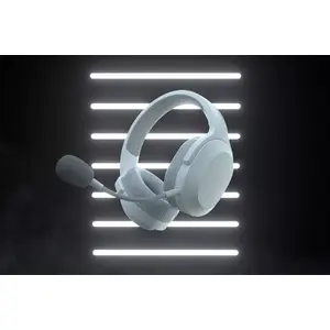 Headset Razer Barracuda X gaming binaural, wired & wireless, USB‑C/Bluetooth 5.2, 50 h battery, 3.5 mm, virtual 7.1, white