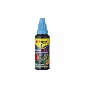 Šķidrais bakteriālais līdzeklis Tropical Bacto Active 30 ml akvārija ūdens apstrādei