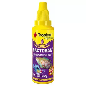 Akvārija ūdens skaidrotājs Tropical Bactosan 30 ml — baktēriju preparāts akvārijam