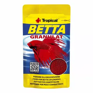 Tropical Betta Granulat Корм для рыбок 10г Медленно тонущие гранулы для бойцовых рыбок