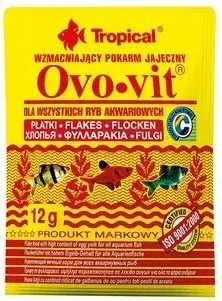Tropical OVO-VIT Olbaltumu saturoša pārtika akvārija