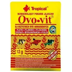 Tropical OVO-VIT Egg-Based Flake Food for Aquarium Fish 12g