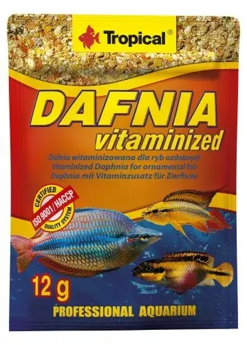 Tropical Dafnia Vitaminized Zivju barība saulē