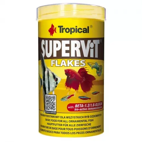Tropical Supervit сухой хлопьевый корм 0.1 кг Photo 6