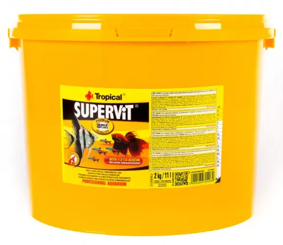 Tropical Supervit сухой хлопьевый корм 0.1 кг Photo 8