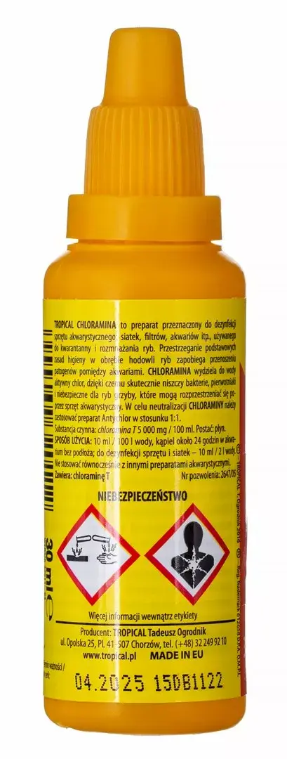 Tropical Chloramina 30 ml ūdens kondicionieris Photo 2