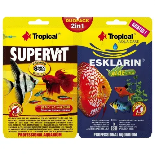 Tropical Supervit сухой хлопьевый корм 0,05 кг Photo 3