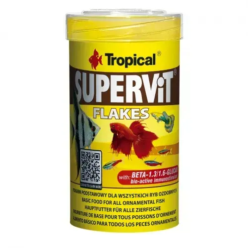 Tropical Supervit сухой хлопьевый корм 0,05 кг Photo 4
