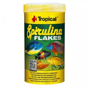 Корм для рыб Tropical Spirulina Flakes 250 мл (50 г) - хлопья со спирулиной для тропических рыб